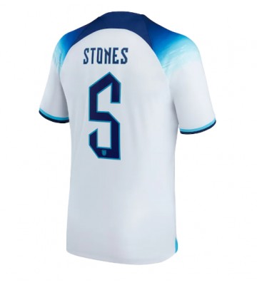 England John Stones #5 Hjemmebanetrøje VM 2022 Kort ærmer
